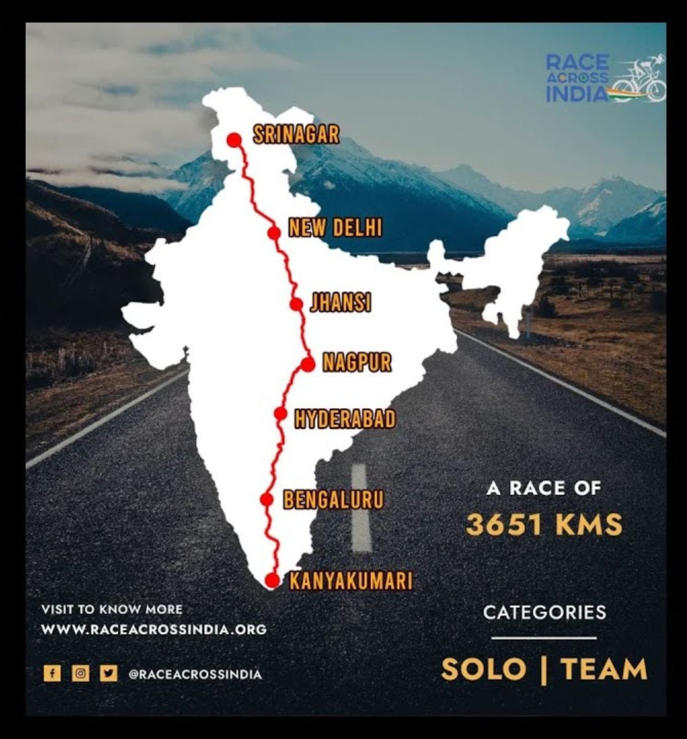 Race Across India: Kashmir to Kanyakumari