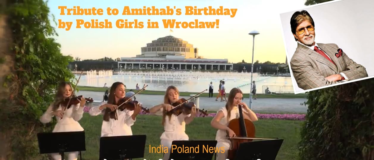 Wrocław honored Amitabh Bachchan with a beautiful video