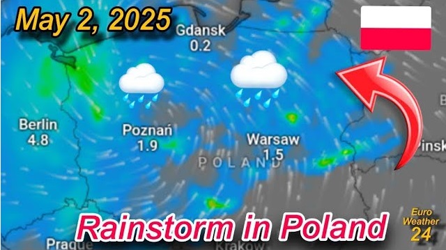 Severe Storms and Gales Expected Across Poland During May Holiday Weekend